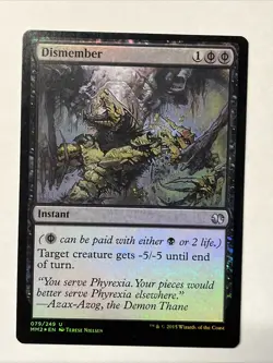 Dismember -Foil Light Play MTG Modern Masters 2015 - Image 1