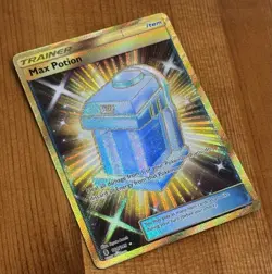Max Potion 164/145, LP Holo Secret Rare, SM: Guardians Rising, Pokemon TCG Card - Image 2