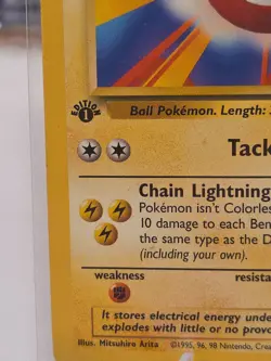 Electrode 18/64 Jungle 1st Ed Non Holo Rare 1999 Pokemon Card - Image 2