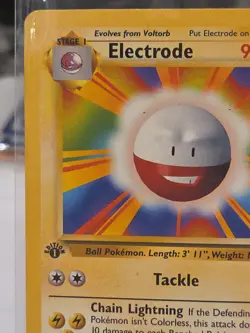 Electrode 18/64 Jungle 1st Ed Non Holo Rare 1999 Pokemon Card - Image 5