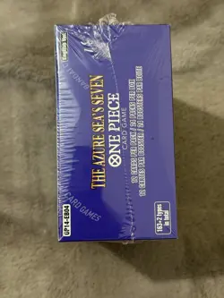 One Piece Card Game - OP14 The Azure Sea's Seven Booster Box SEALED IN HAND - Image 2