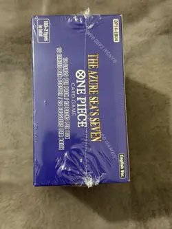 One Piece Card Game - OP14 The Azure Sea's Seven Booster Box SEALED IN HAND - Image 3