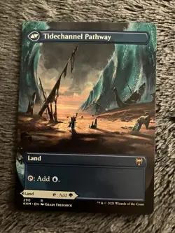 Magic The Gathering MTG - Barkchannel Pathway (Borderless) - Kaldheim - Image 2