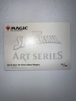 MTG Marvel Spider-Man Art Series Gwen Stacy Victor Adame Minguez 13/54 - Image 3