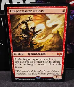 magic the gathering - Dragonmaster Outcast - Creature - Human Shaman - Mythic - Image 1