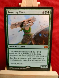 Towering Titan - Tarkir Dragonstorm Commander - Mythic - NM - MTG - Image 1