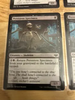 4x Persistent Specimen Innistrad: Crimson Vow Regular Nm - Image 2