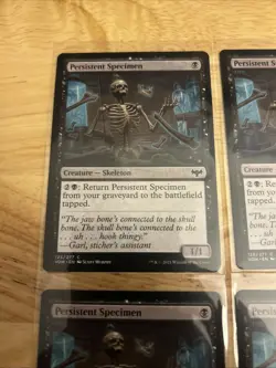 4x Persistent Specimen Innistrad: Crimson Vow Regular Nm - Image 5