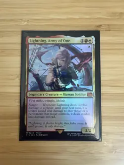 Magic the Gathering: Lightning, Army of One Final Fantasy Foil NM - Image 1