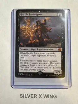 Hostile Investigator x1, MTG, Outlaws of Thunder Junction: The Big Score, BIG,NM - Image 1