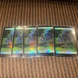 5x Forest Spider-Man Full Art Land, MTG #193 - Image 1