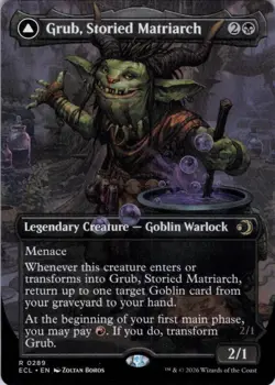 MTG Grub, Storied Matriarch (Borderless) (289) | NM | Lorwyn Eclipsed {ECL} - Image 1