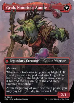 MTG Grub, Storied Matriarch (Borderless) (289) | NM | Lorwyn Eclipsed {ECL} - Image 2
