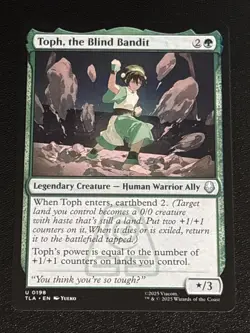 MTG Avatar: The Last Airbender Toph, the Blind Bandit 0198 NM - Image 1