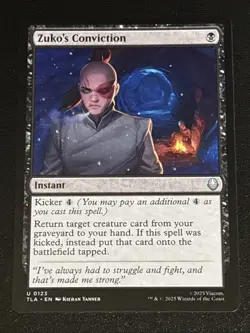 MTG Avatar: The Last Airbender Zuko's Conviction 0123 NM - Image 1