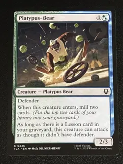 MTG Avatar: The Last Airbender Platypus-Bear 0236 NM - Image 1