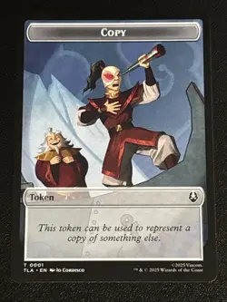 MTG Avatar: The Last Airbender Copy/Spirit Double-Sided Token 0001/0003 NM - Image 1