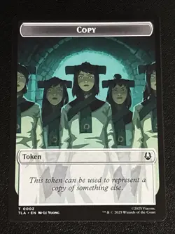 MTG Avatar: The Last Airbender Copy/Soldier Double-Sided Token 0002/0011 NM - Image 1