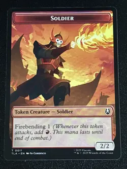 MTG Avatar: The Last Airbender Copy/Soldier Double-Sided Token 0002/0011 NM - Image 2