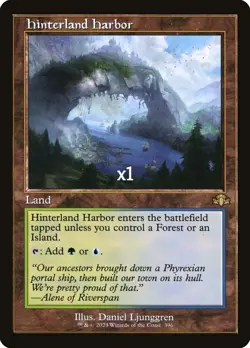 MTG Retro Dominaria Remastered DMR Hinterland Harbor MINT - Image 1