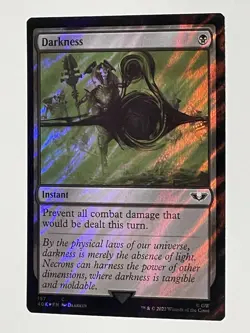1x SURGE FOIL Darkness - Universes Beyond: Warhammer 40K - 197 - Common NM - MTG - Image 1