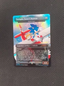 MTG - Tornado, Sonic’s Biplane - Rainbow Foil - Sonic Secret Lair Drop - 2100 - Image 1