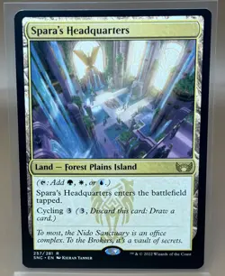 MTG Streets of New Capenna Spara's Headquarters Non-Foil 257/281 R SNC NM - Image 1