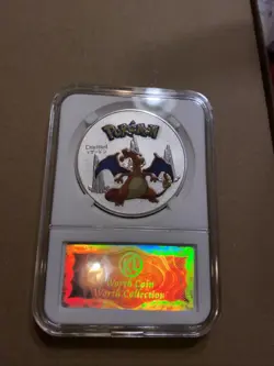 Pokemon Charizard Worth Collection Collectible Coin #2 - Image 2