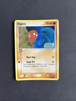 Pokemon TCG Diglett 50/100 EX Crystal Guardians Reverse Holo Stamped Nintendo - Image 1