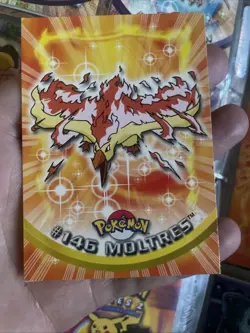 Topps Pokemon TV Animation Blue Logo 1st Edition Mint Non Holo #146 Moltres - Image 1