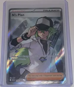 Pokemon TCG SV: Black Bolt #163/086 N's Plan NM - Image 1