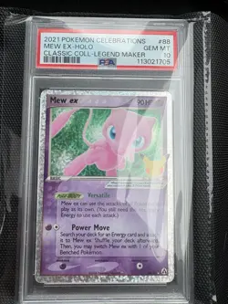 PSA 10 2021 POKEMON CELEBRATIONS MEW EX-HOLO GEM MT CLASSIC COLL-LEGEND MAKER - Image 1