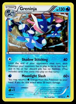 Greninja #040/122 Pokemon Deck Exclusives Cracked Ice Holo - Image 1