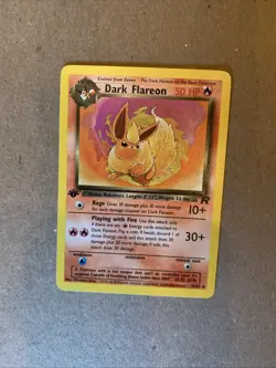 1999-2000 Pokemon TCG Dark Flareon 1st edition Team Rocket 35/82 - Image 1