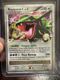 Pokemon Rayquaza C LV.X Diamond and Pearl DP47 - Image 1