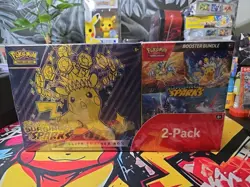 [UK] Pokemon TCG Surging Sparks ETB & Booster Bundle Costco 2 Pack NEW Sealed - Image 1