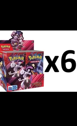 Pokemon Destined Rivals Booster Box Case (SV10) - Factory Sealed In Hand - Image 2