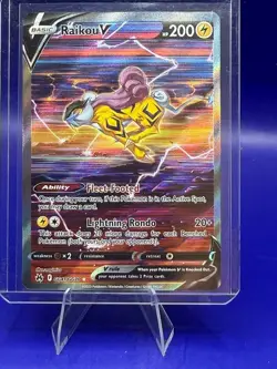 Raikou V GG41/GG70 Crown Zenith: Galarian Gallery Holo Pokemon TCG NM - Image 1