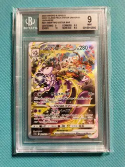 Pokemon Mewtwo VSTAR 221/172 S12a: Vstar Universe Holo (Japan) PSA. CGC. BGS - Image 1