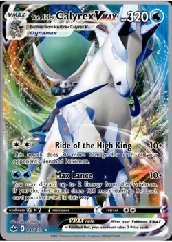 Pokemon 2022 World Championships PALKIA DECK Ice Rider Calyrex VMAX 046/198 (DB) - Image 1
