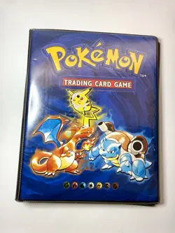 Pokemon Vintage 1999 Base Set Original Folder Binder 4 Pocket WOTC Ultra-Pro GC - Image 1
