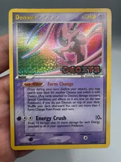 2005 POKEMON EX DEOXYS #17/107 DEOXYS(ATTACK FORM)-REVERSE FOIL NM - Image 1
