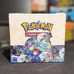 Pokemon TCG Stellar Crown Booster Box - Factory Sealed (36 Packs) - Image 1