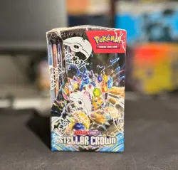 Pokemon TCG Stellar Crown Booster Box - Factory Sealed (36 Packs) - Image 3