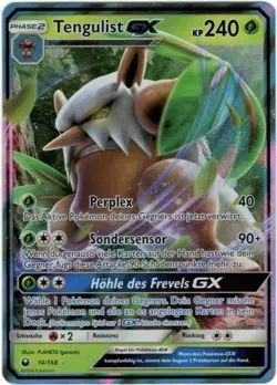 Pokemon Tengulist GX Ultra Rare Sturm am Firmament 14/168 Near Mint Deutsch - Image 1