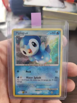 Piplup (Holo) Pokemon Diamond & Pearl Black Star Promo #DP03 2007 - Image 1