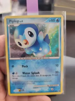 Piplup (Holo) Pokemon Diamond & Pearl Black Star Promo #DP03 2007 - Image 3