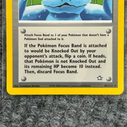 Vintage Pokemon Neo Genesis Focus Band 86/111 Rare NM/Mint Unlimited - Image 4