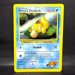 2000 POKEMON GYM HEROES MISTY'S PSYDUCK 54/132 (UNCOMMON) LP - Image 1