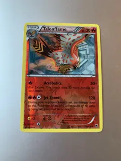 Pokemon TCG Talonflame XY Phantom Forces 10/119 Reverse Holo - Image 1